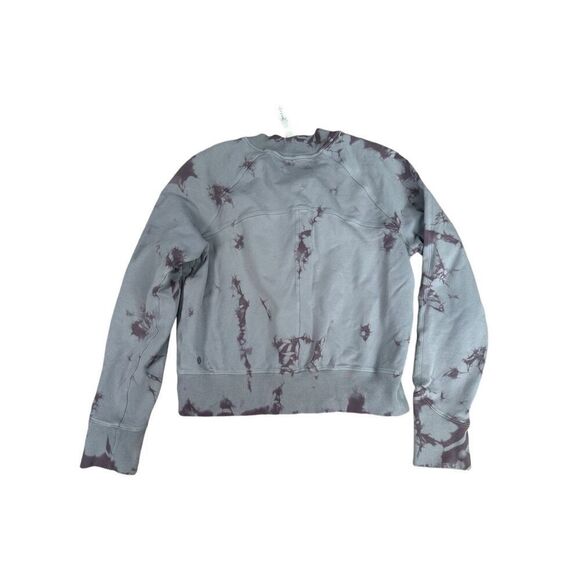 Lululemon Ready To Roll Crew Pullover Crewneck Sweatshirt Shibori Gris Magnum 6 - Picture 4 of 11
